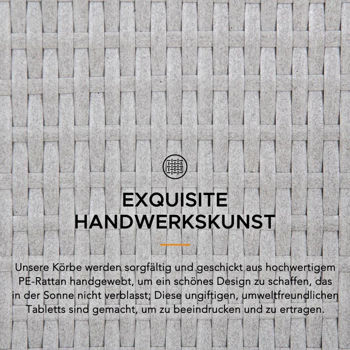 61x61 CM Wicker Floating Pool Trays - Grey