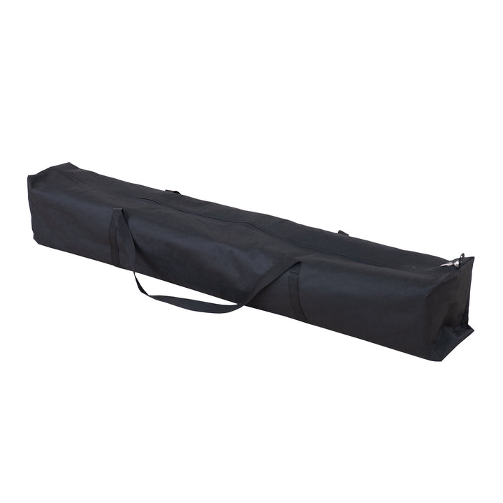 Portabler Stahl Grill Pavillon CINTO mit LED-Licht - 160cm x 250cm, grau