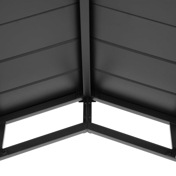 Pavillon barbecue en acier ECRINS - 153cm x 242cm