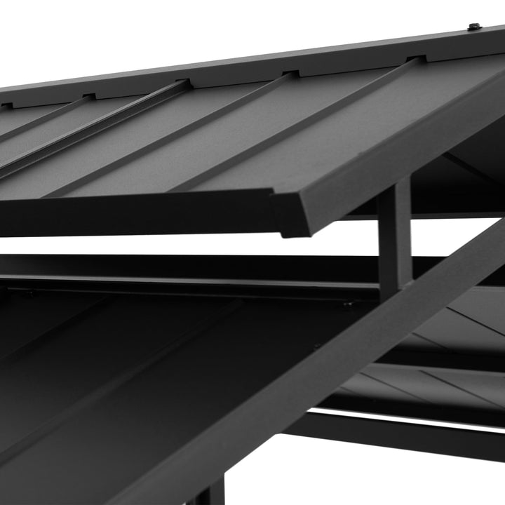Pavillon barbecue en acier ECRINS - 153cm x 242cm
