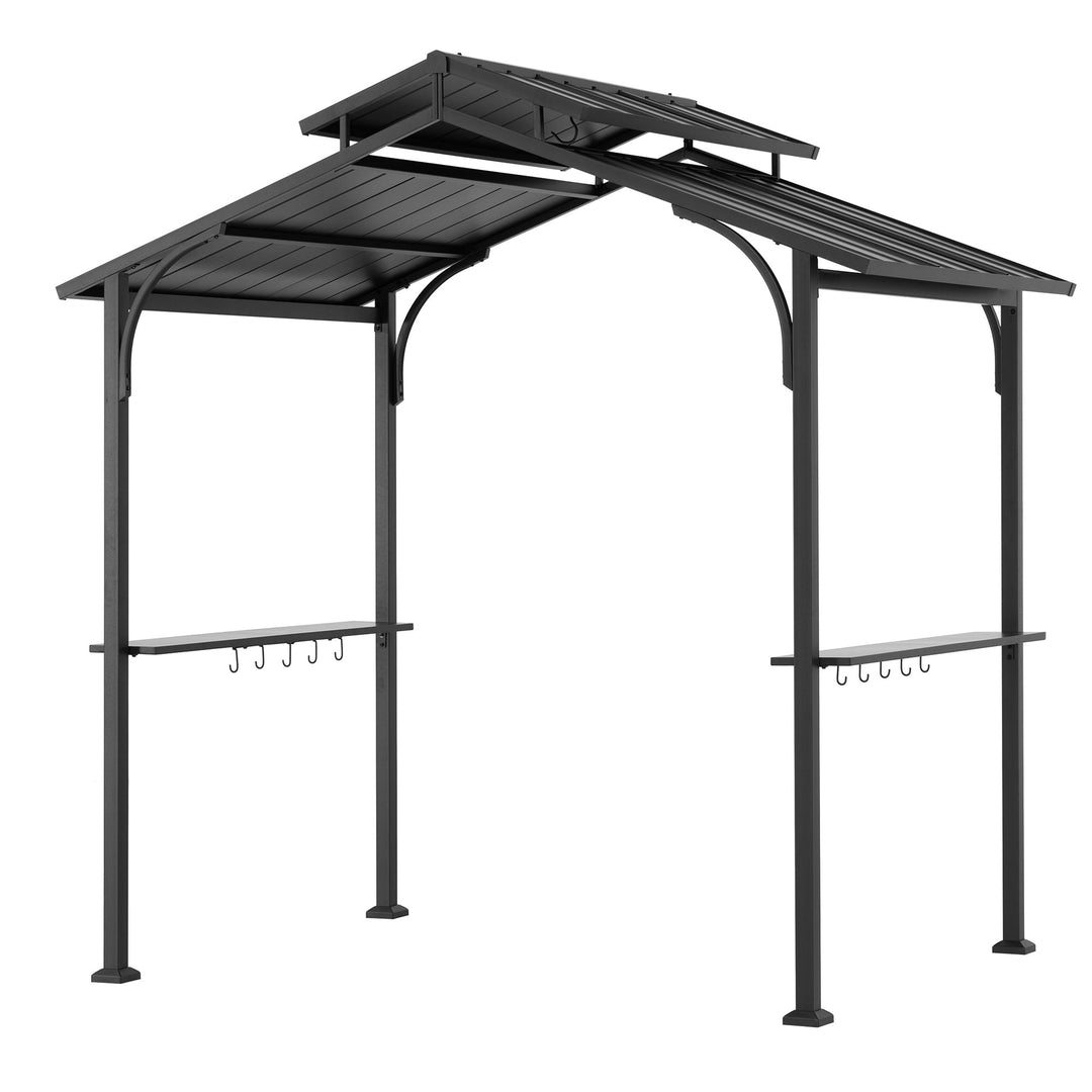 Pavillon barbecue en acier ECRINS - 153cm x 242cm