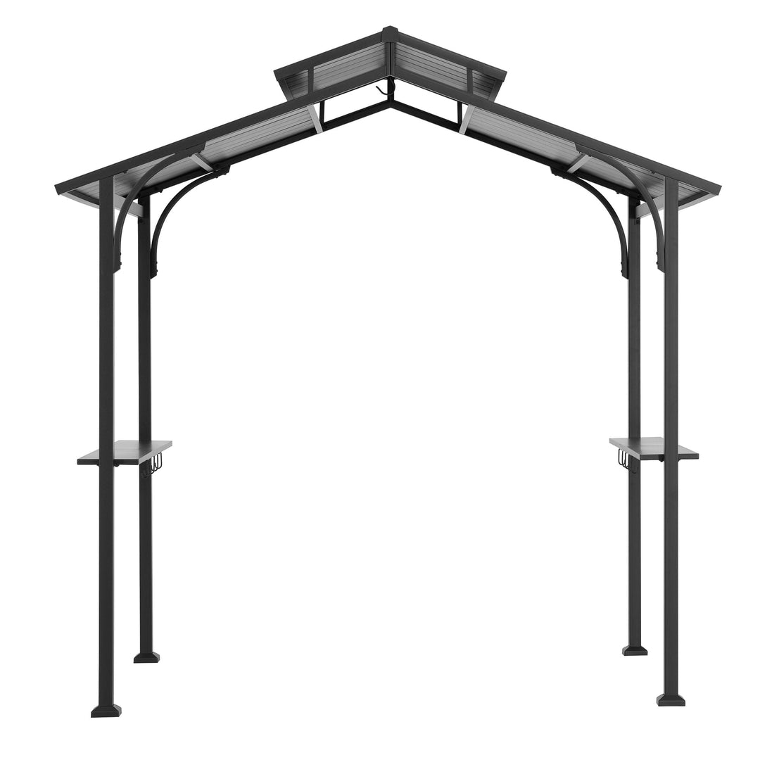 Pavillon barbecue en acier ECRINS - 153cm x 242cm