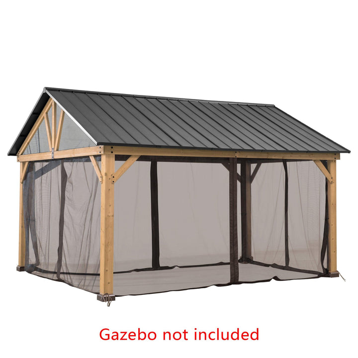 Netz für Zedernholz Gazebo 404cm x 465cm
