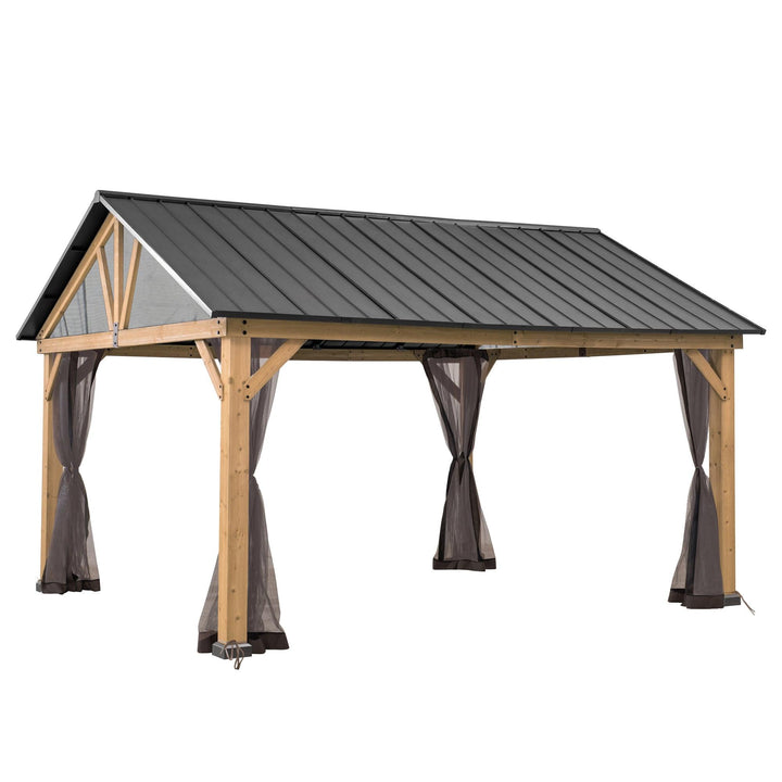 Netz für Zedernholz Gazebo 404cm x 465cm