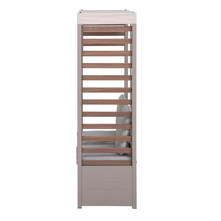Canapé de jardin en acier FARO - 142cm x 128cm