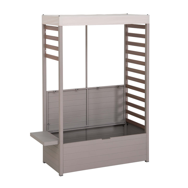 Canapé de jardin en acier FARO - 142cm x 128cm