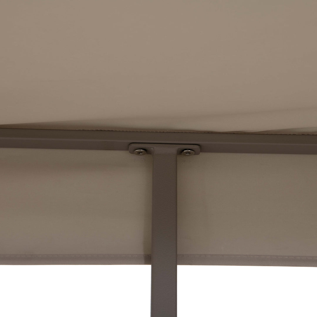 Canapé de jardin en acier FARO - 142cm x 128cm