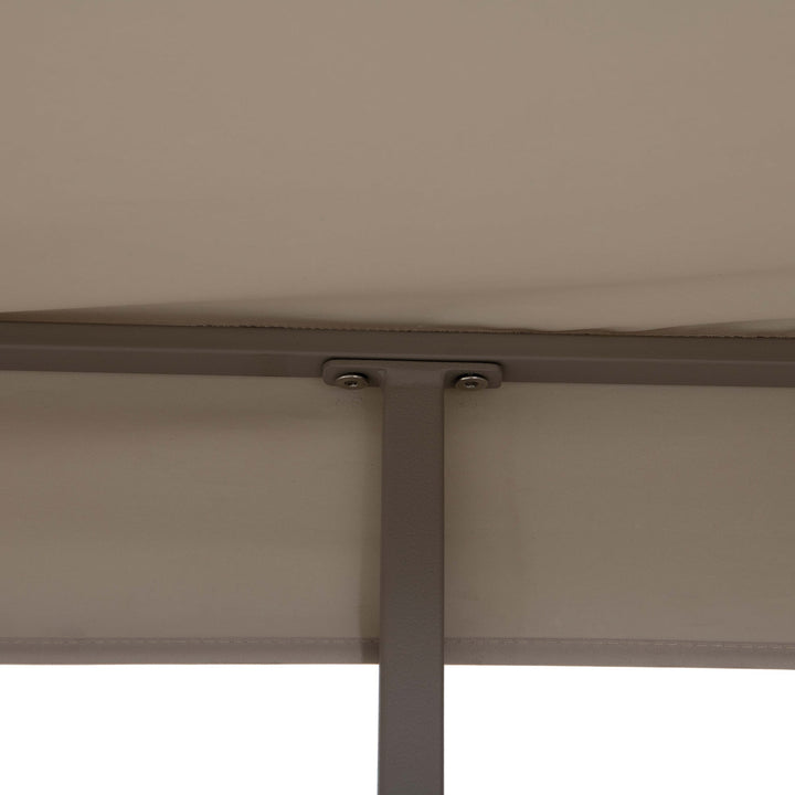 Canapé de jardin en acier FARO - 142cm x 128cm