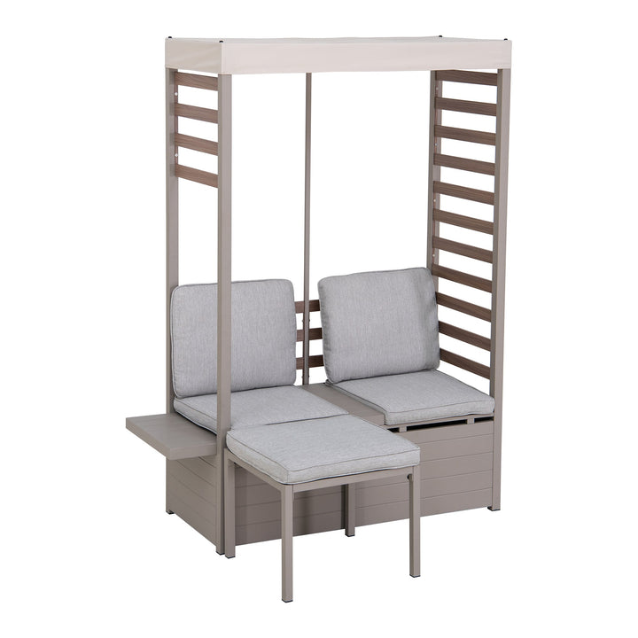 Canapé de jardin en acier FARO - 142cm x 128cm