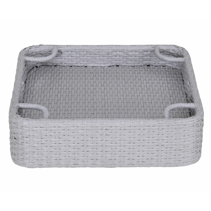AQUASIS Wicker Floating Pool Trays 61cm x 61cm - Grey