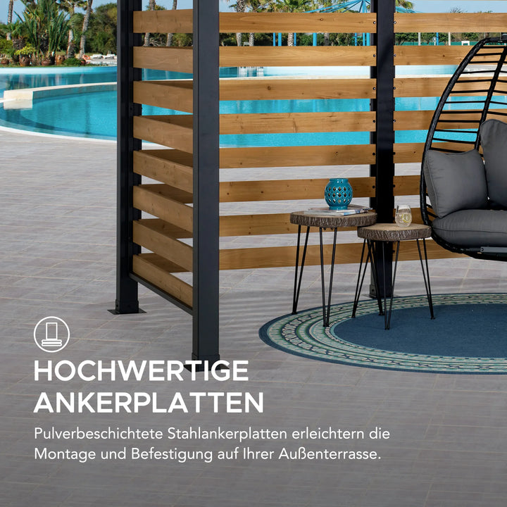 Stahl Pergola MARAO - 191cm x 313cm