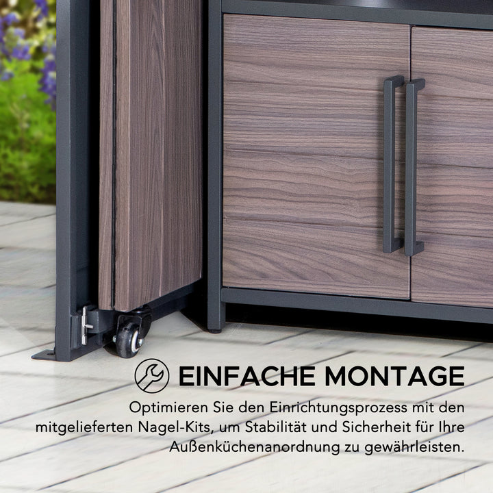 Gartenhaus MAMBO für Outdoor Küche - 94cm x 220cm