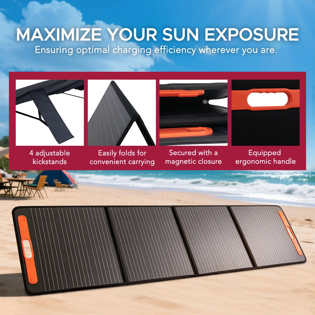 Foldable Portable Solar Panel 226W
