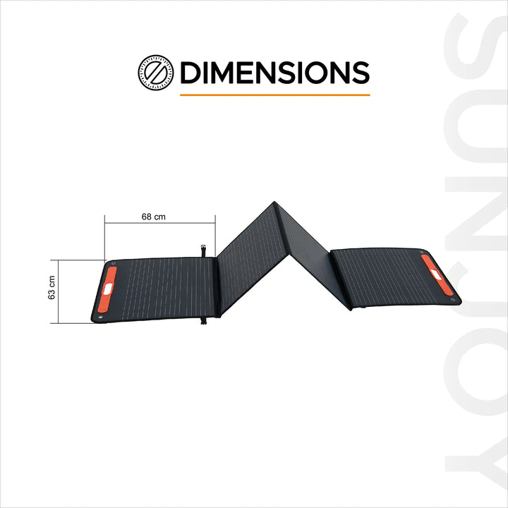 Foldable Portable Solar Panel 226W