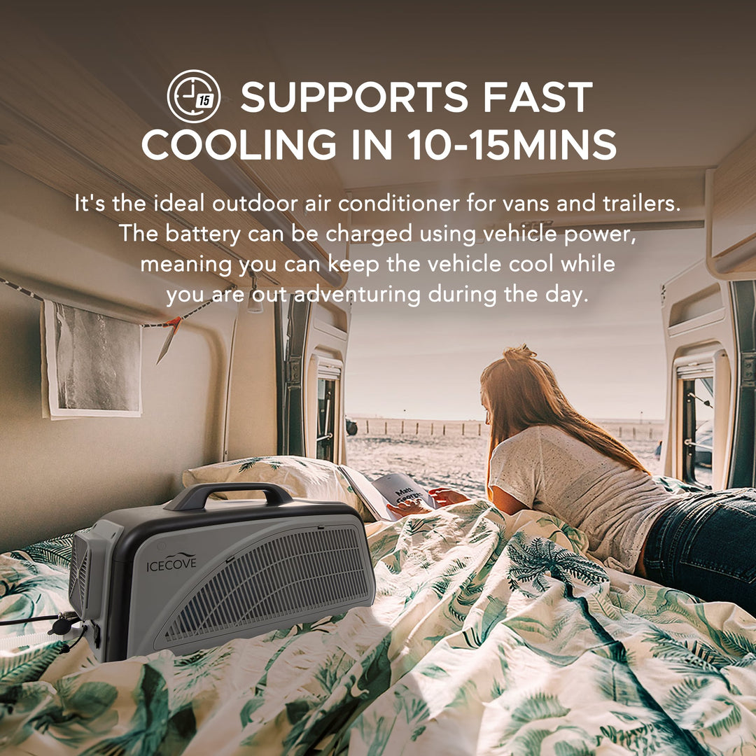 Portable Klimaanlage für Outdoorzelte und den Innenbereich