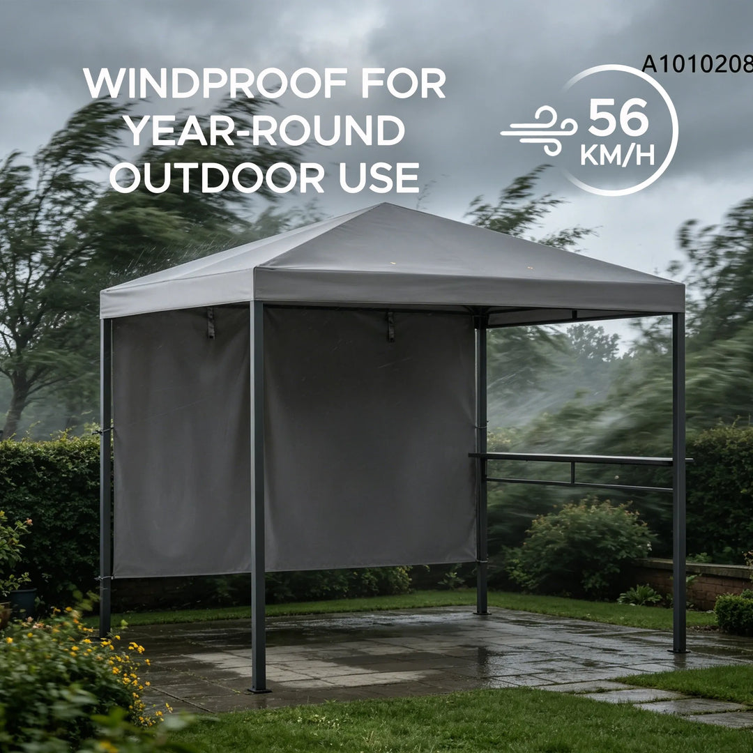 Fabric Whirlpool Gazebo KABRU - 220cm x 280cm