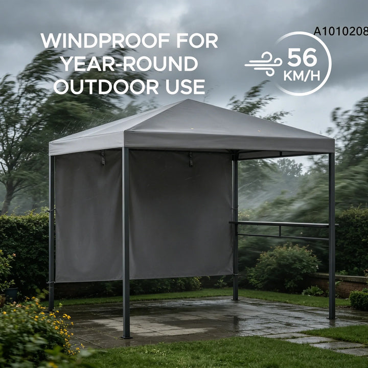 Fabric Whirlpool Gazebo KABRU - 220cm x 280cm