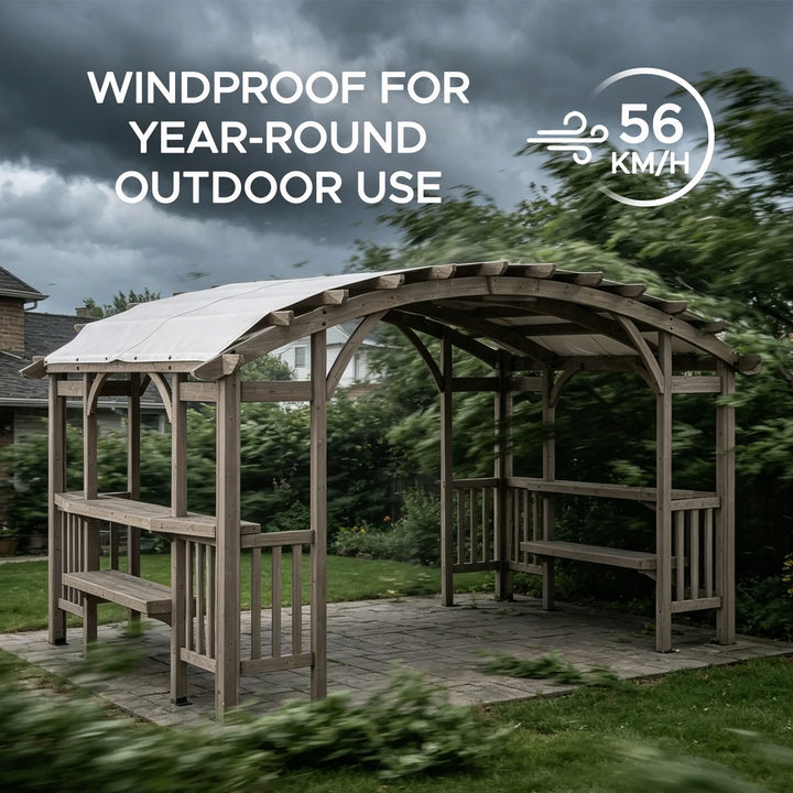 DAJTI Cedar Pergola - 305cm x 427cm