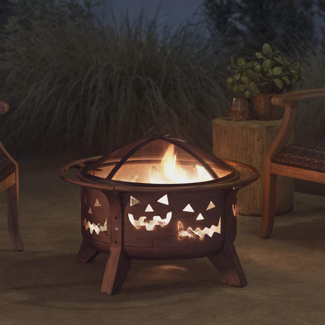 Showcase video of the HEKLA XL Steel Fire Pit - Ø76cm