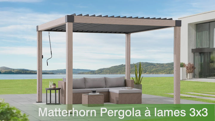 Pergola multiple MATTERHORN - 306cm x 306cm