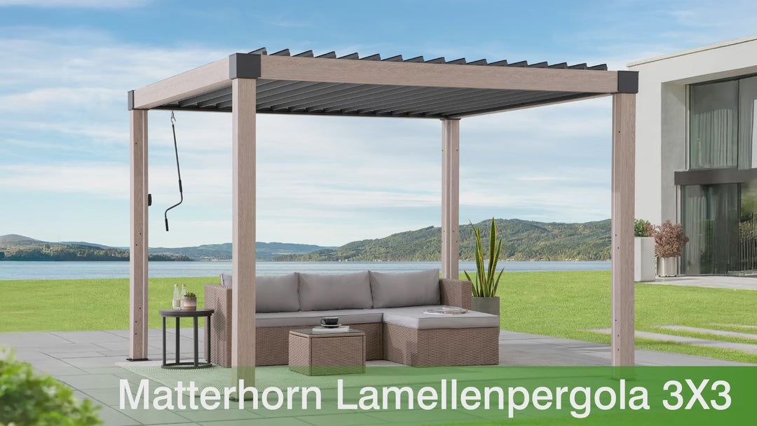 Pergola multiple MATTERHORN - 306cm x 306cm