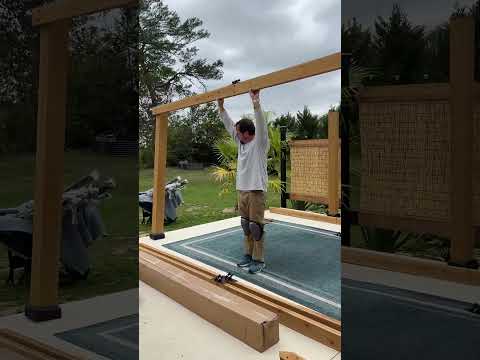 Customer Show of Cedar Wood Gazebo RIMO - 390cm x 450cm