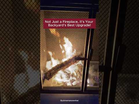 Backyard Fireplace with Chimney That’s Stunning and Easy to Clean