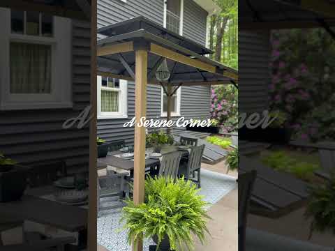 Customer Case of SUNJOY 360x240cm Wood Grill Gazebo 