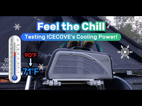 Sunjoy IceCove Portable Air Conditioner Cooling Effect Test