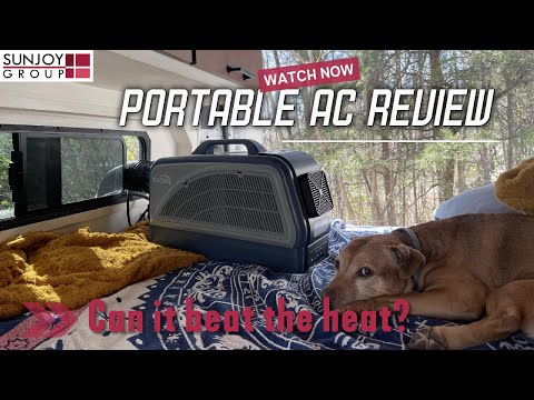 SUNJOY IceCove Portable Air Conditioner Review — Fast Cooling & Solar Power!