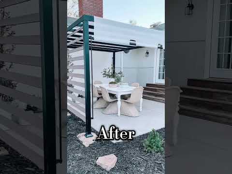 Backyard Transformation with SUNJOY Steel Pergola