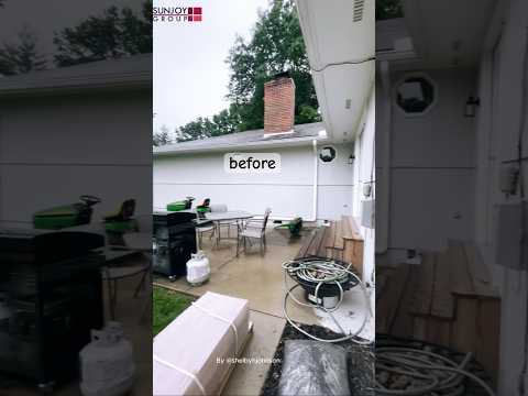 DIY Backyard Makeover Before vs After