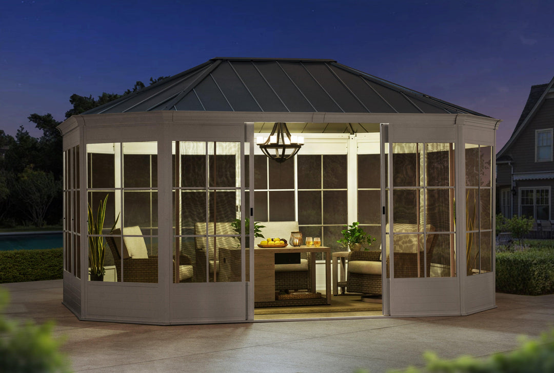Gazebo BIRKETT - 488cm x 366cm - Sunjoy Gartenmöbel