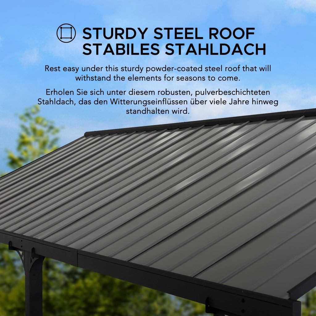 Carport EIGER - 610cm x 367cm - Sunjoy Gartenmöbel
