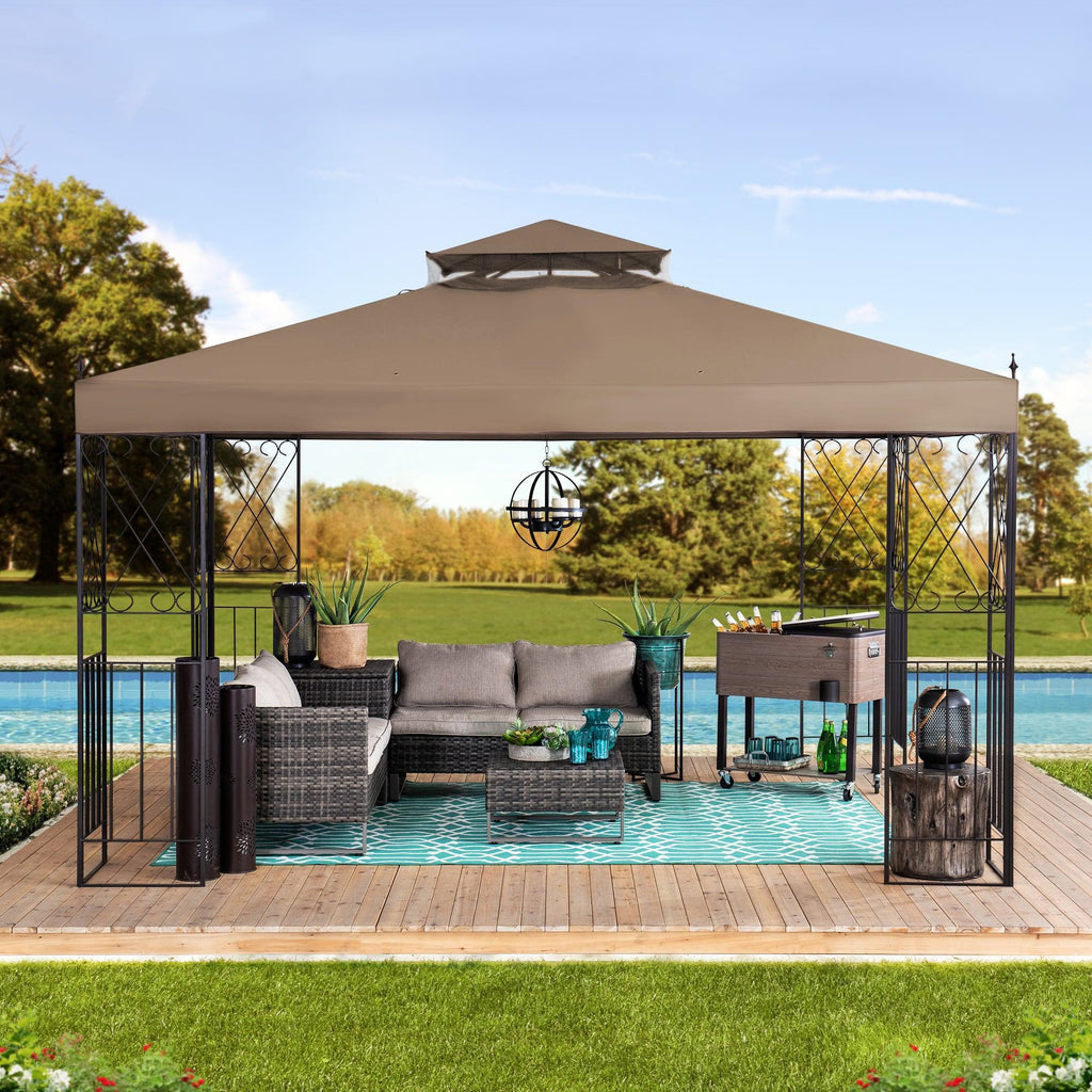 Gazebo ANETO - 300cm x 360cm - Sunjoy Gartenmöbel