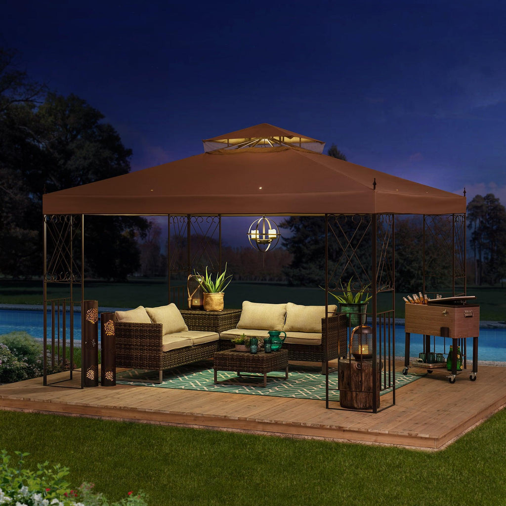 Gazebo ANETO - 300cm x 360cm - Sunjoy Gartenmöbel