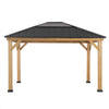 Gazebo BRURI - 395cm x 335cm - Sunjoy Gartenmöbel