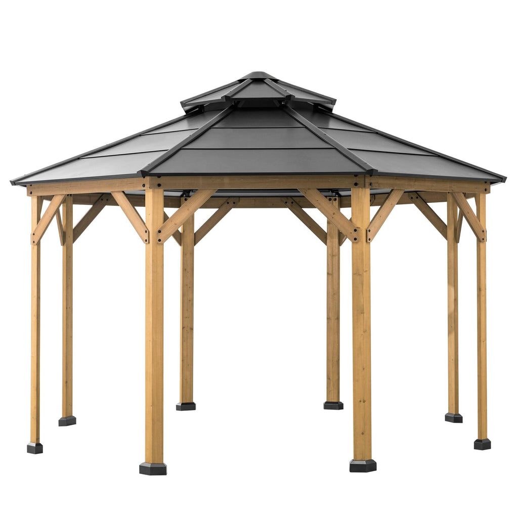 Gazebo EGGI - 395cm x 395cm - Sunjoy Gartenmöbel