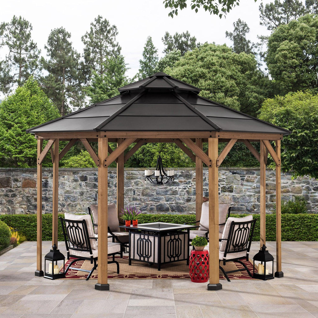 Gazebo EGGI - 395cm x 395cm - sunjoyonline.eu