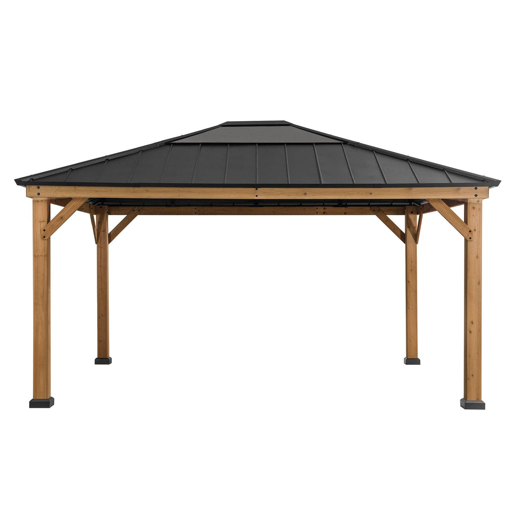 Gazebo ERNIR - 393cm x 452cm - Sunjoy Gartenmöbel