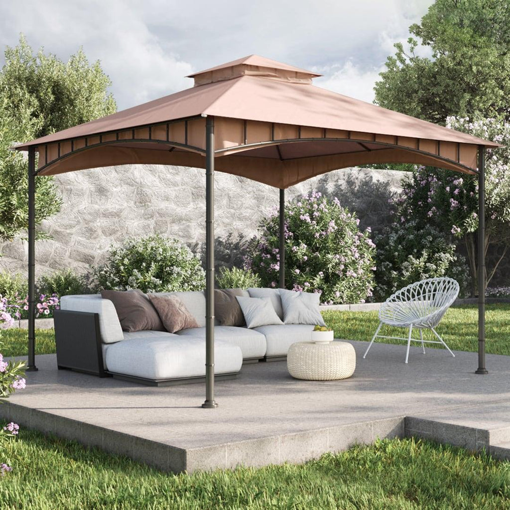 Gazebo LAURO - 340cm x 340cm - Sunjoy Gartenmöbel