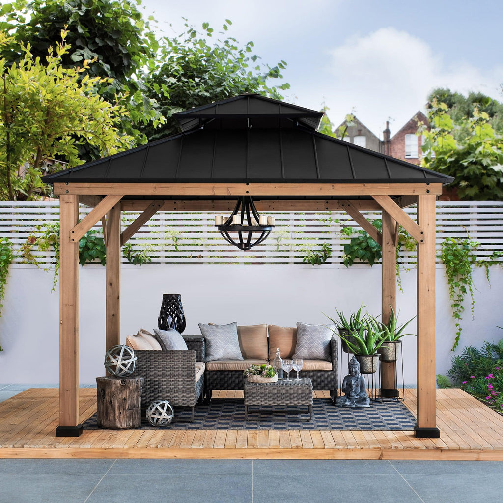 Gazebo PAPS - 335cm x 335cm - Sunjoy Gartenmöbel