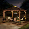 Gazebo PIRIN - 336cm x 336cm - Sunjoy Gartenmöbel