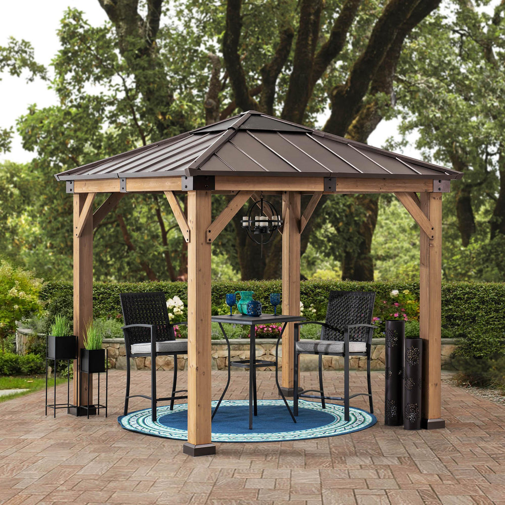 Gazebo RAPI - 273cm x 273cm - Sunjoy Gartenmöbel