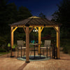 Gazebo RAPI - 273cm x 273cm - Sunjoy Gartenmöbel