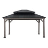 Gazebo RYSY - 450cm x 390cm - Sunjoy Gartenmöbel