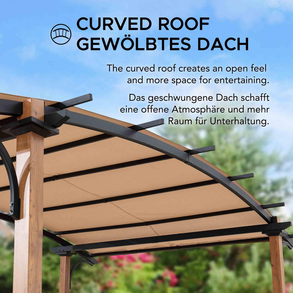 Pergola SKUTA - 406cm x 259cm - Sunjoy Gartenmöbel